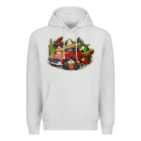 Dove Grey cinco de mayo truck Premium Hoodie - CowGirlArtShop