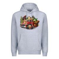 Heather Grey cinco de mayo truck Premium Hoodie - CowGirlArtShop