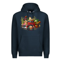 Navy cinco de mayo truck Premium Hoodie - CowGirlArtShop