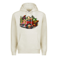 Oatmeal Heather cinco de mayo truck Premium Hoodie - CowGirlArtShop