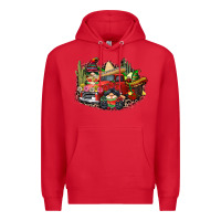 Red cinco de mayo truck Premium Hoodie - CowGirlArtShop