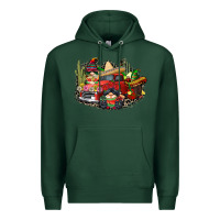 Sports Green cinco de mayo truck Premium Hoodie - CowGirlArtShop