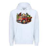 White cinco de mayo truck Premium Hoodie - CowGirlArtShop