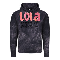 Cloud Black lola in every season, she shines with grace Vintage Hoodie - MaliasSmallBusiness