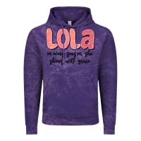 Cloud Purple lola in every season, she shines with grace Vintage Hoodie - MaliasSmallBusiness