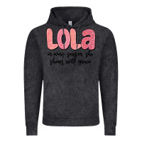Vintage Black lola in every season, she shines with grace Vintage Hoodie - MaliasSmallBusiness