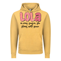Vintage Mustard lola in every season, she shines with grace Vintage Hoodie - MaliasSmallBusiness