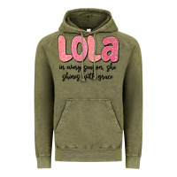 Vintage Olive lola in every season, she shines with grace Vintage Hoodie - MaliasSmallBusiness