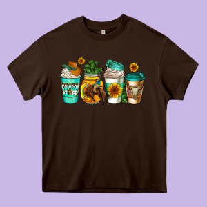 Arizona Coffee Cups Heavy Core Tee Designed By Adodesignshop