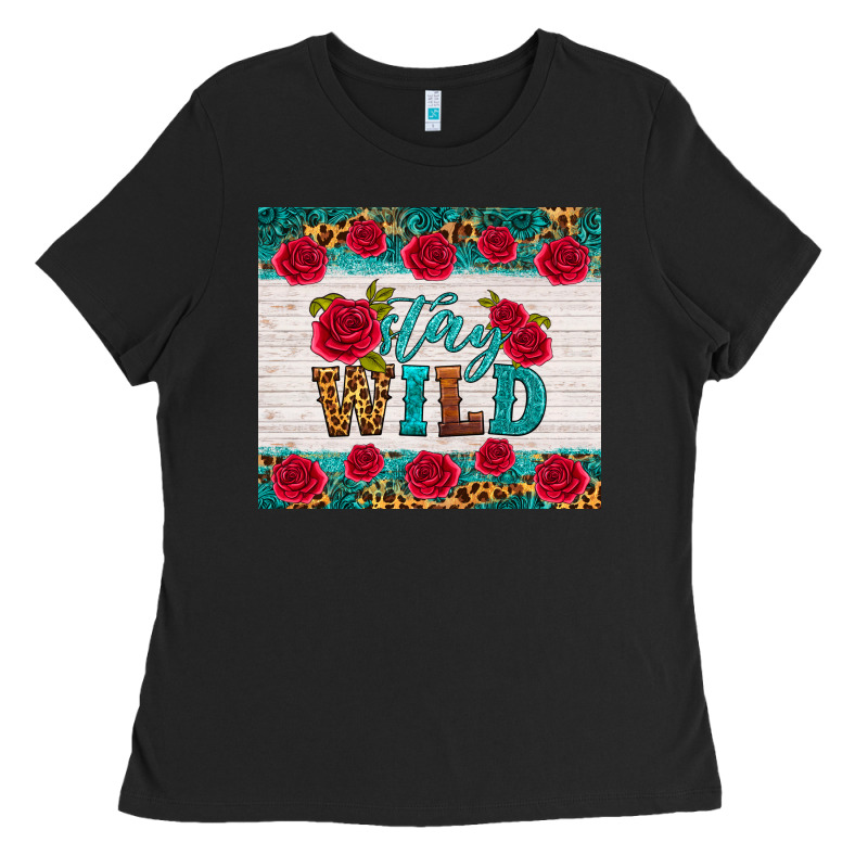 Stay Wild Ladies Tee by HRA Design Shop | Teevron