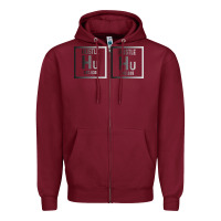 Burgundy Hustle Harder Neon Zipper Hoodie - Bettercallsaul