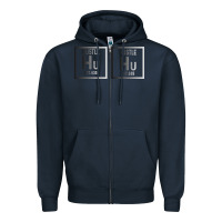 Navy Hustle Harder Neon Zipper Hoodie - Bettercallsaul