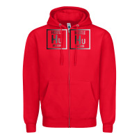 Red Hustle Harder Neon Zipper Hoodie - Bettercallsaul
