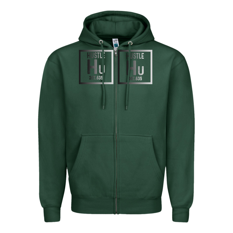 Hustle Harder Neon Zipper Hoodie by Bettercallsaul | Teevron