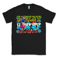 Black Rowdy Howdy Christmas Classic Tee - CowhideDigitalArt