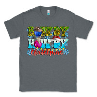 Charcoal Heather Rowdy Howdy Christmas Classic Tee - CowhideDigitalArt