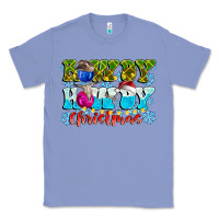 Colony Blue Rowdy Howdy Christmas Classic Tee - CowhideDigitalArt