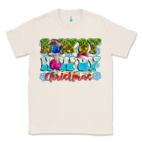 Natural Rowdy Howdy Christmas Classic Tee - CowhideDigitalArt