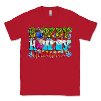 Red Rowdy Howdy Christmas Classic Tee - CowhideDigitalArt