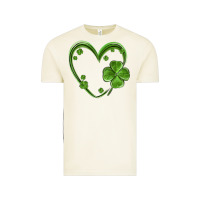 Vintage Arctic st patricks day shamrock heart Vintage Tee - MaliasSmallBusiness