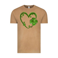 Vintage Camel st patricks day shamrock heart Vintage Tee - MaliasSmallBusiness