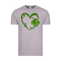 Vintage Zinc st patricks day shamrock heart Vintage Tee - MaliasSmallBusiness