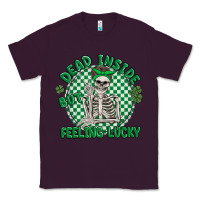 Plum dead inside but feeling lucky Classic Tee - MaliasSmallBusiness