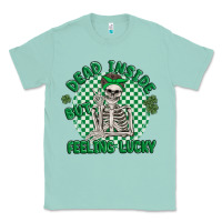 Seafoam dead inside but feeling lucky Classic Tee - MaliasSmallBusiness