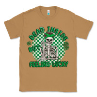 Toasted Coconut dead inside but feeling lucky Classic Tee - MaliasSmallBusiness