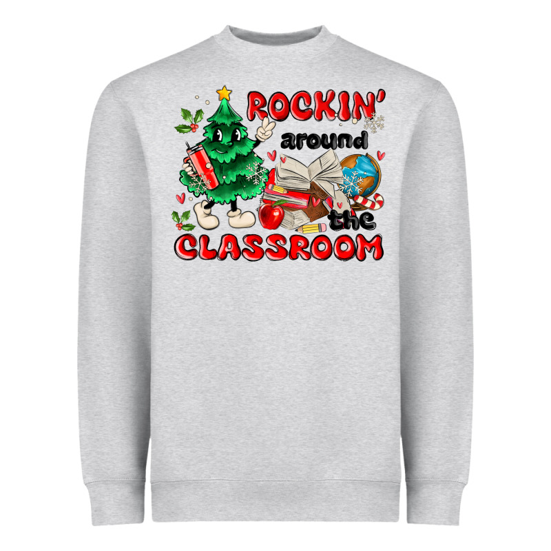 Rockin Around The Classroom Heavyweight Sweatshirt by MaliasSmallBusiness | Teevron