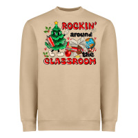 Mushroom rockin around the classroom Heavyweight Sweatshirt - MaliasSmallBusiness