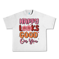 Lunar Rock happy looks good on you Urban Heavy Tee - MaliasSmallBusiness