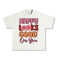 Pistachio happy looks good on you Urban Heavy Tee - MaliasSmallBusiness