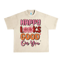 Sandshell happy looks good on you Urban Heavy Tee - MaliasSmallBusiness