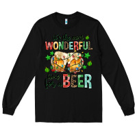 Black its the most wonderful time for a year Long Sleeve Tee - MaliasSmallBusiness