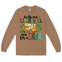 Toasted Coconut its the most wonderful time for a year Long Sleeve Tee - MaliasSmallBusiness