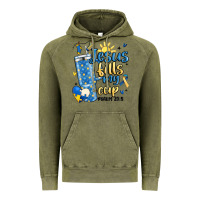 Vintage Olive down syndrome jesus fills my cup Vintage Hoodie - MaliasSmallBusiness