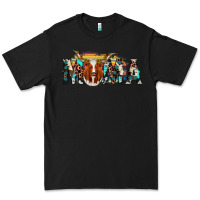Black longhorn mama Premium Tee - AdoDesignShop