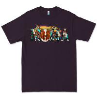 Plum longhorn mama Premium Tee - AdoDesignShop