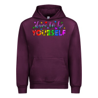 Mauve Wine Western Dare To Be Yourself LGBTQ Urban Hoodie - BundleAndBundleShop