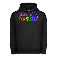 Pigment Black Western Dare To Be Yourself LGBTQ Urban Hoodie - BundleAndBundleShop