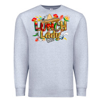 Heather Grey cinco de mayo lunch lady Premium Sweatshirt - CowGirlArtShop