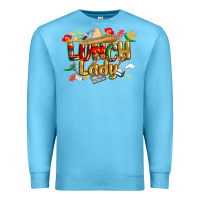 Ocean Blue cinco de mayo lunch lady Premium Sweatshirt - CowGirlArtShop