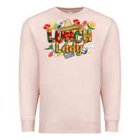 Pale Pink cinco de mayo lunch lady Premium Sweatshirt - CowGirlArtShop
