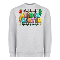 Heather Grey watch kindergarten home is come Heavyweight Sweatshirt - NancyCooperArtShop