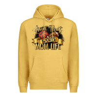Antique Gold livin that sports mom life Premium Hoodie - CowGirlArtShop