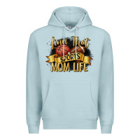 Blue Mist livin that sports mom life Premium Hoodie - CowGirlArtShop