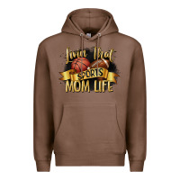 Chestnut livin that sports mom life Premium Hoodie - CowGirlArtShop