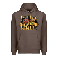 Coffee livin that sports mom life Premium Hoodie - CowGirlArtShop