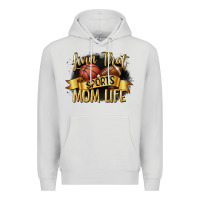 Dove Grey livin that sports mom life Premium Hoodie - CowGirlArtShop
